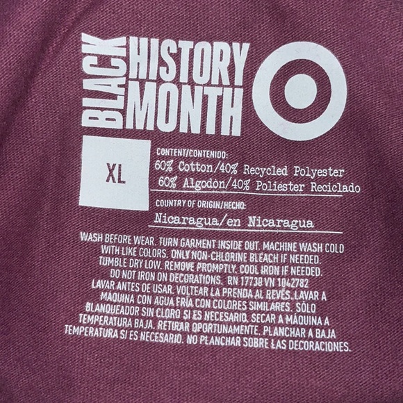 BLACK HISTORY MONTH TSHIRT X TARGET KIDS GRAPHIC TEES TSHIRT UNISEX SIZE X LARGE - Picture 6 of 6